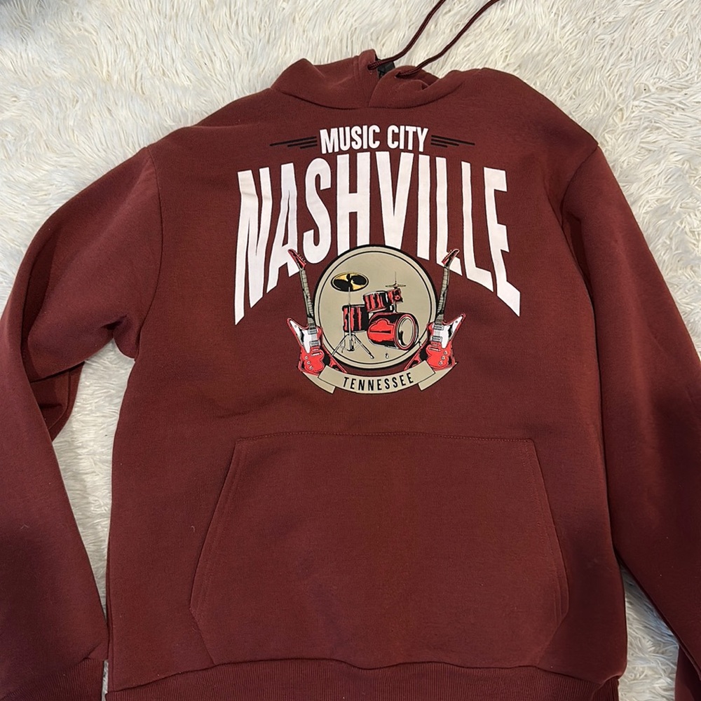 Women’s oversized Vintage Nashville music sweatshirt